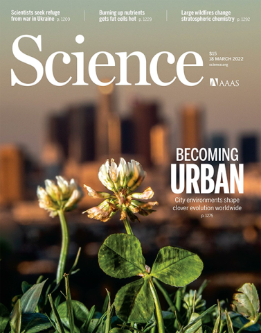 Science Magazine Cover