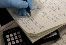 Writing in Notebook