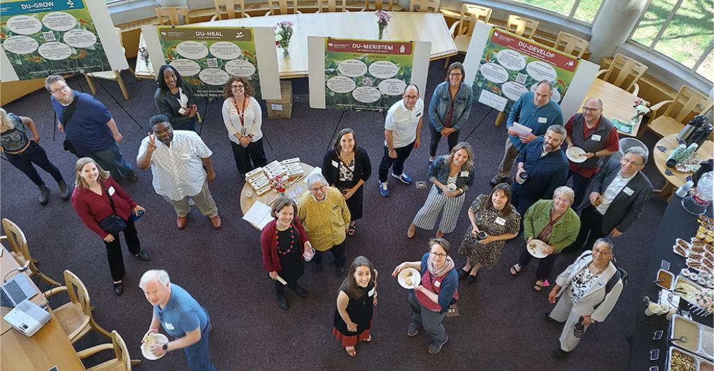 Group of people at the MERISTEM celebration