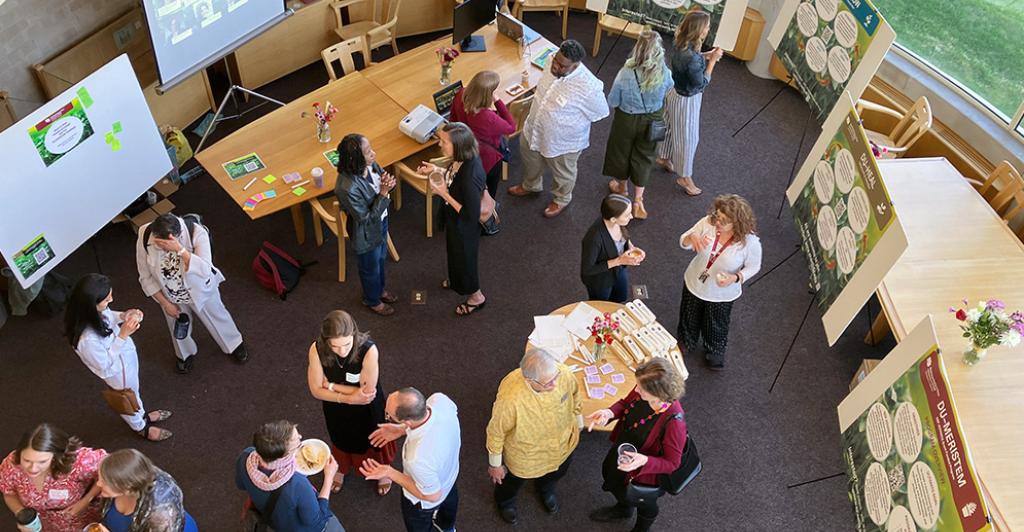 Group of people at the MERISTEM celebration