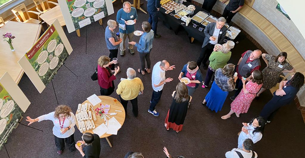 Group of people at the MERISTEM celebration