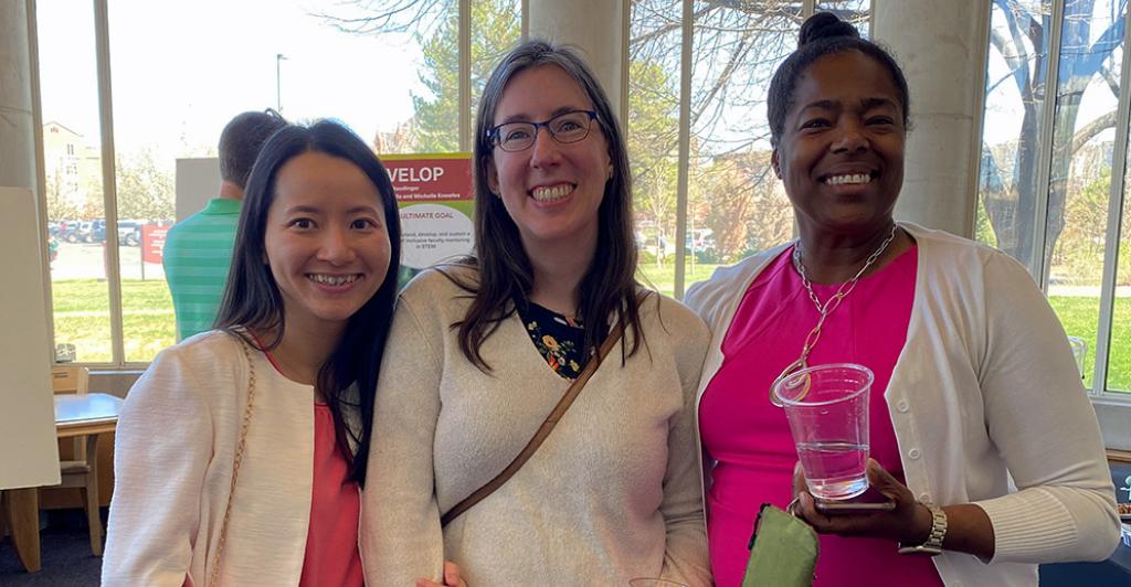 Three women at MERISTEM celebration